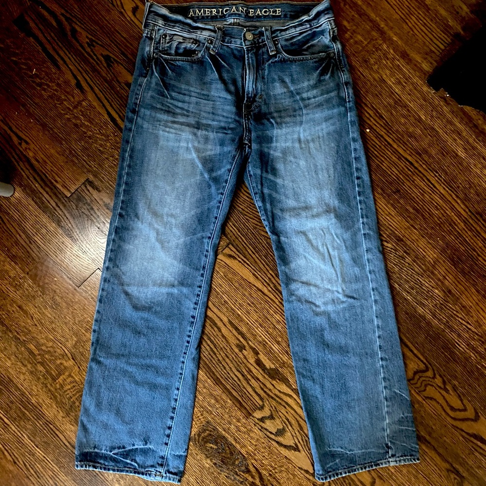 Y2K low rise American Eagle bootcut jeans